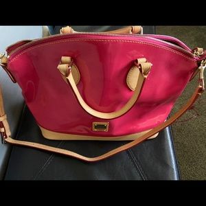 Dooney & Bourne PINK patent bag purse satchel